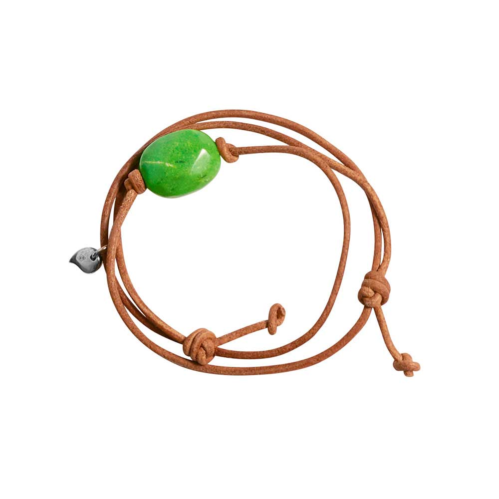 Green Turquoise Pebble Bracelet