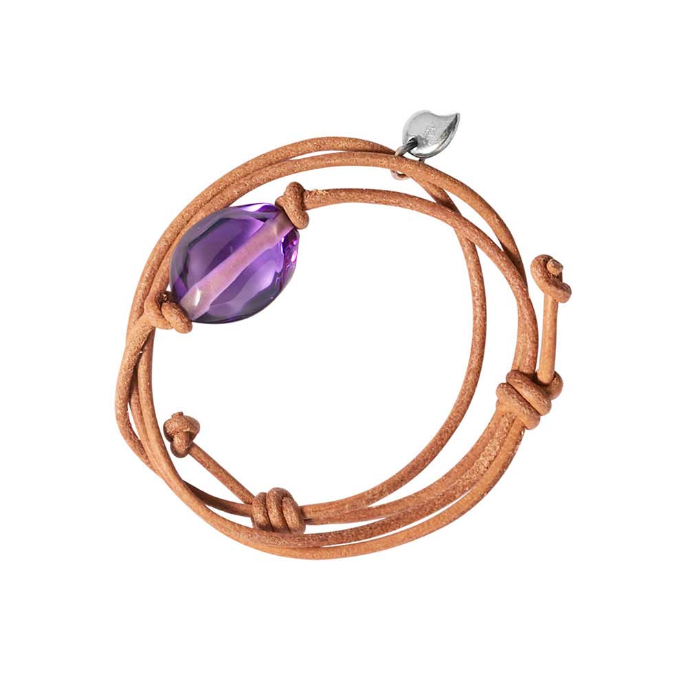 Amethyst Pebble Bracelet