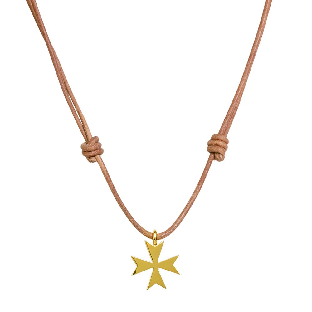 Maltese Cross In Yellow Gold
